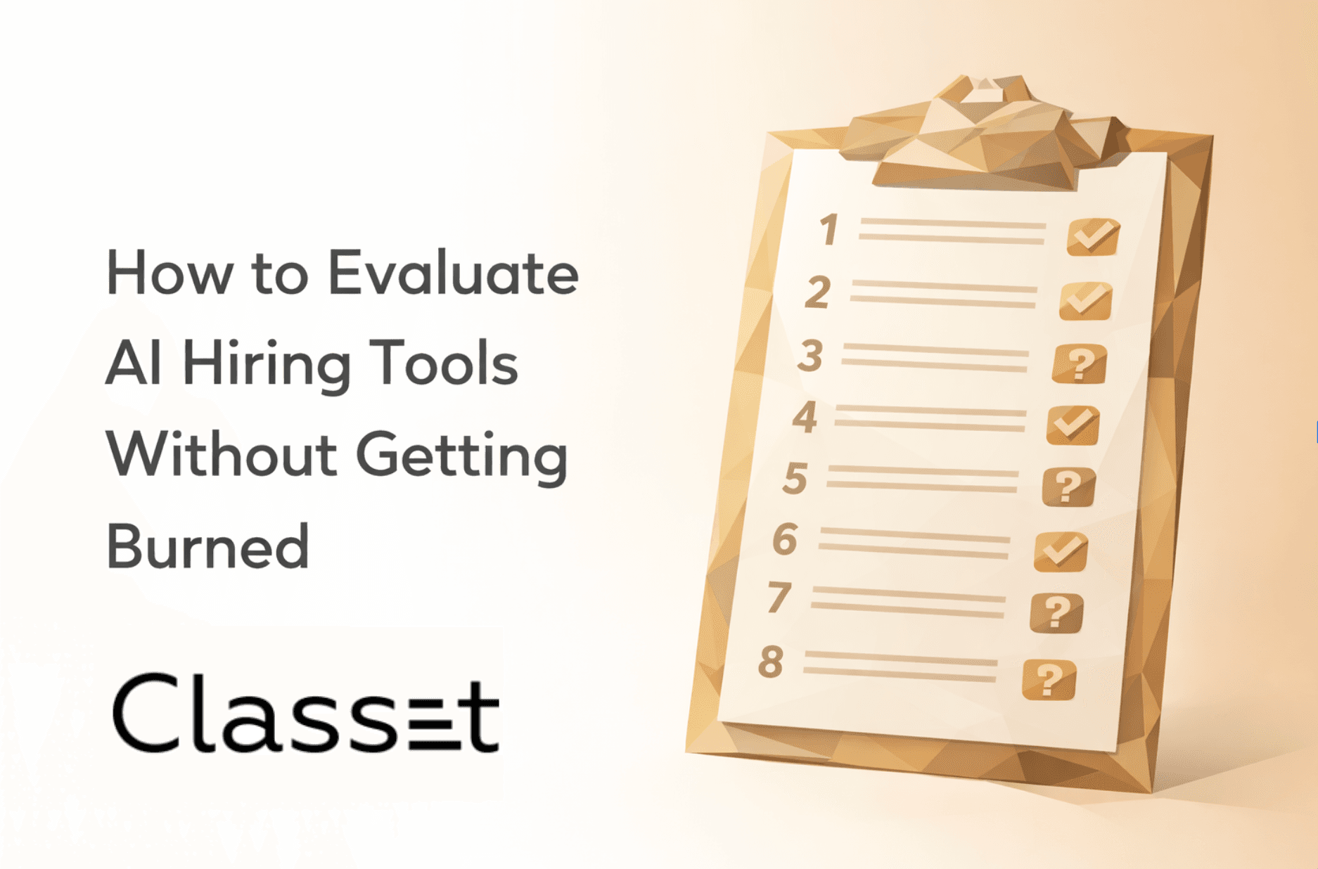 Questions to ask AI recruiting vendors
