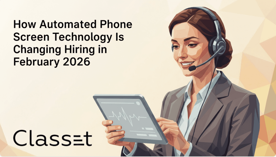 Automated phone screen technology for hiring