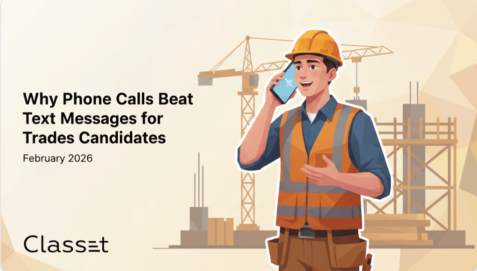 Phone calls vs text messages for trades candidates